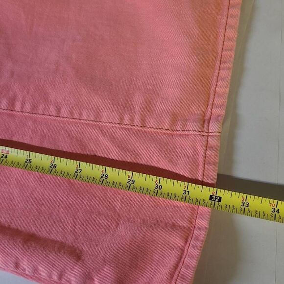 MP D denim coral pink body-con mini dress sexy flirty med Y2K punk - Picture 4 of 7